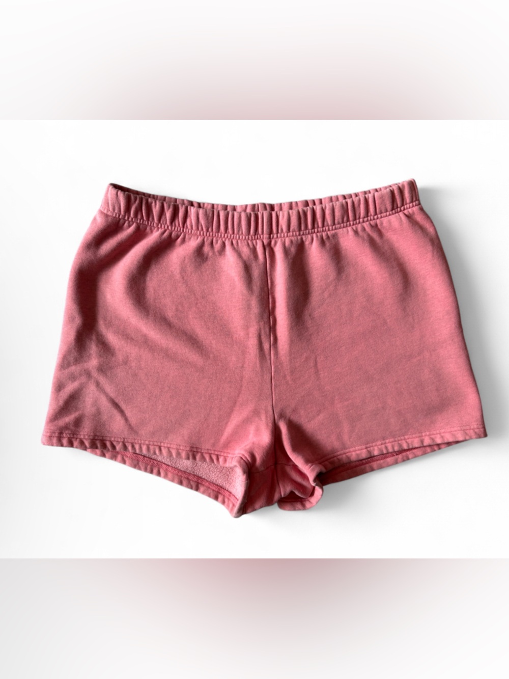 Aritzia TNA Cozy Fleece Elastic Waist Lounge Shorts Pink Women’s - Size Large
